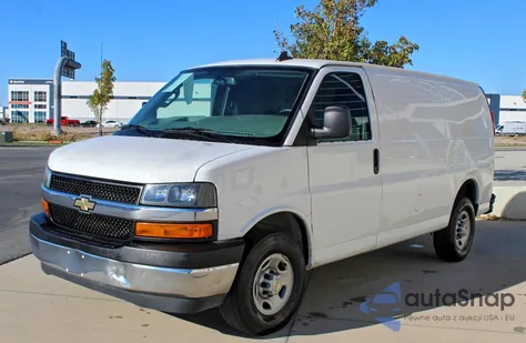2023 Chevrolet Express G2500 from USA, damaged, VIN 1GCWGAFPXP1243335